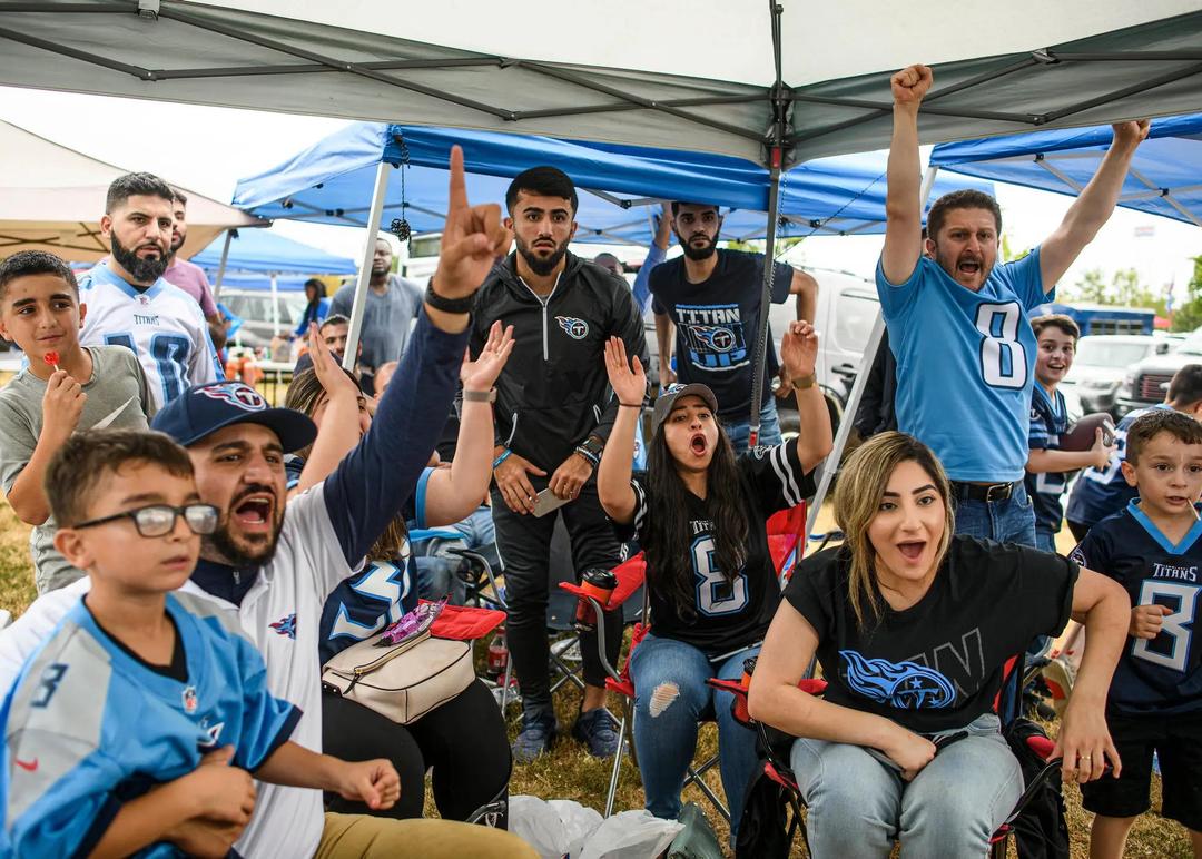 At Tennessee Titans Games, the Fiercest Tailgaters Are Kurds