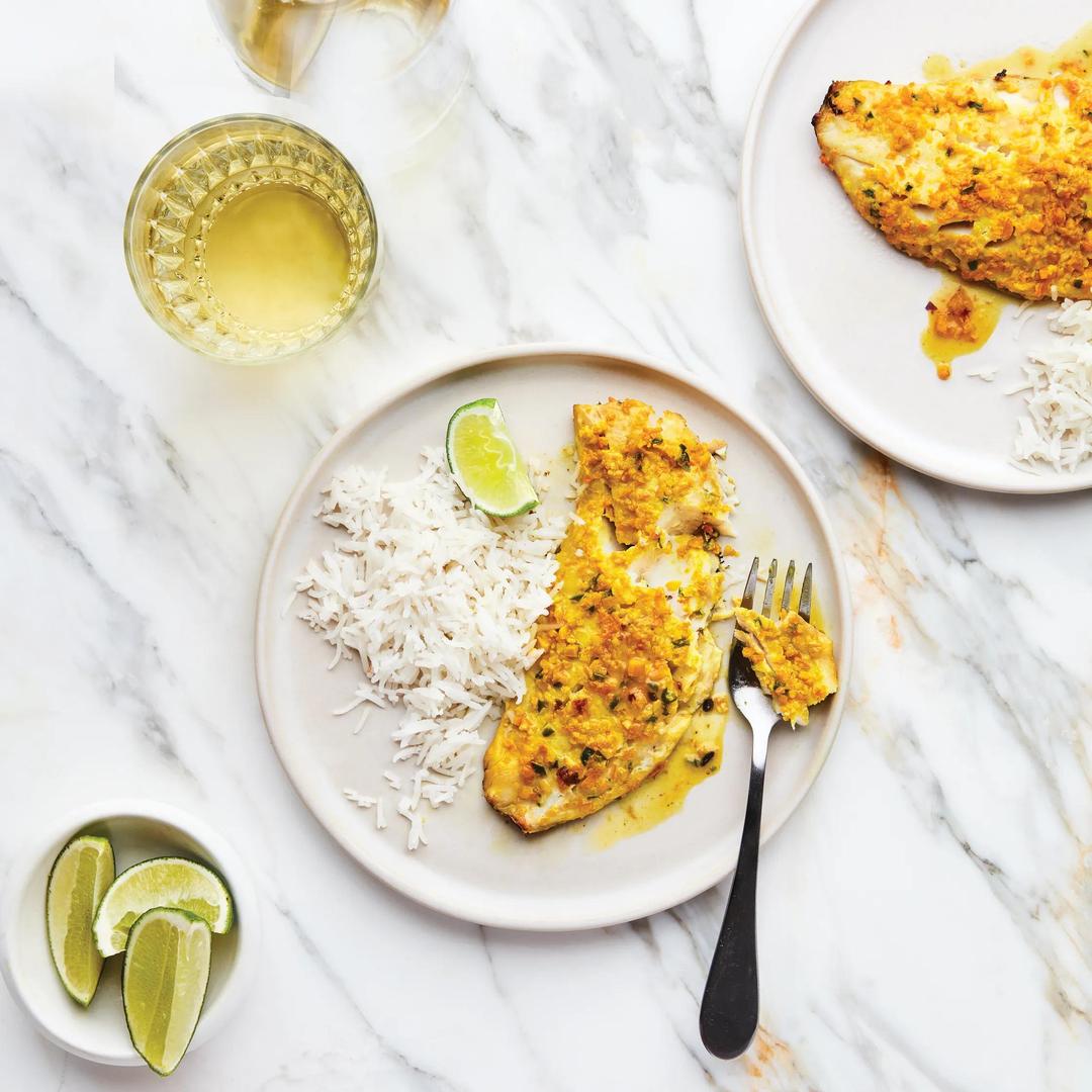 Orange Fish in Parchment